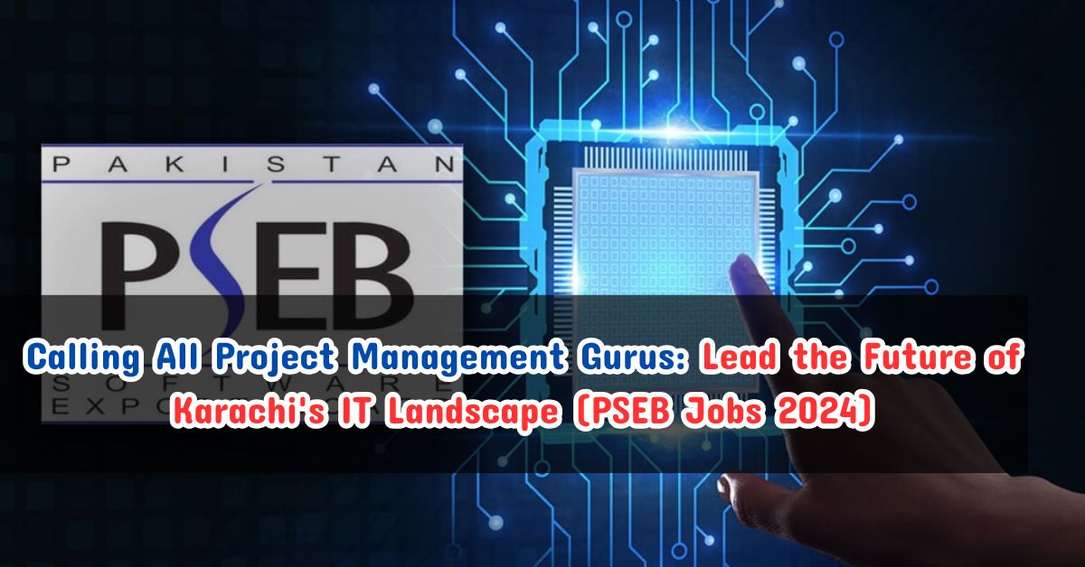 Calling All Project Management Gurus: Lead the Future of Karachi's IT Landscape (PSEB Jobs 2024)